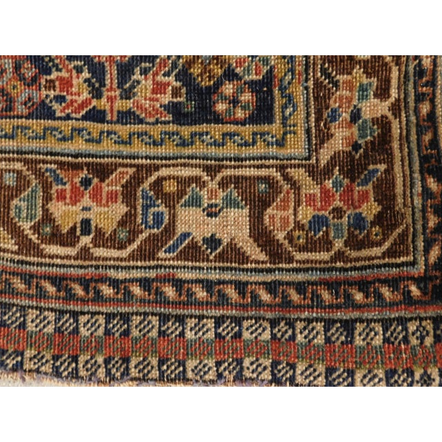 Antique Persian Wool Rug For Sale - Image 10 of 13