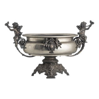 19th Century Metal Centerpiece For Sale