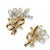 Mid-Century Modern Mid 20th Century Raymond C. Yard Retro Yellow Moonstone, Sapphire and Diamond Brooches, 2 Pieces For Sale - Image 3 of 4