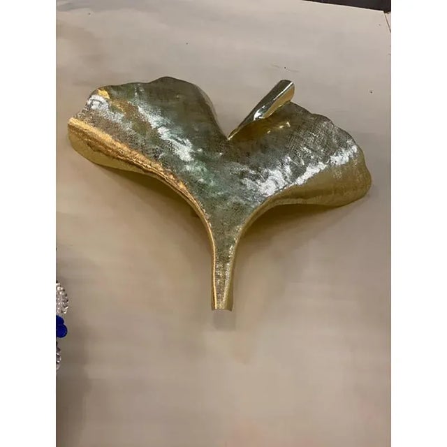 Scenographic composition of2 wall sconces in brass, hand-made in italy. a luxury piece of hight italian hand-craft. 2...