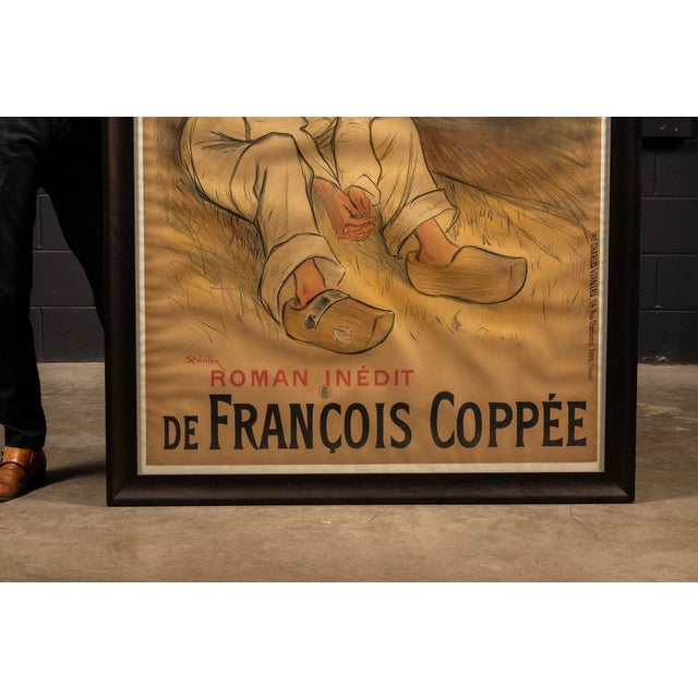 Late 19th Century Le Coupable Large Litho French Show Ad, Framed For Sale - Image 5 of 5