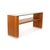Glass and Brown Wood Sideboard by Petro Constantini For Sale - Image 10 of 10