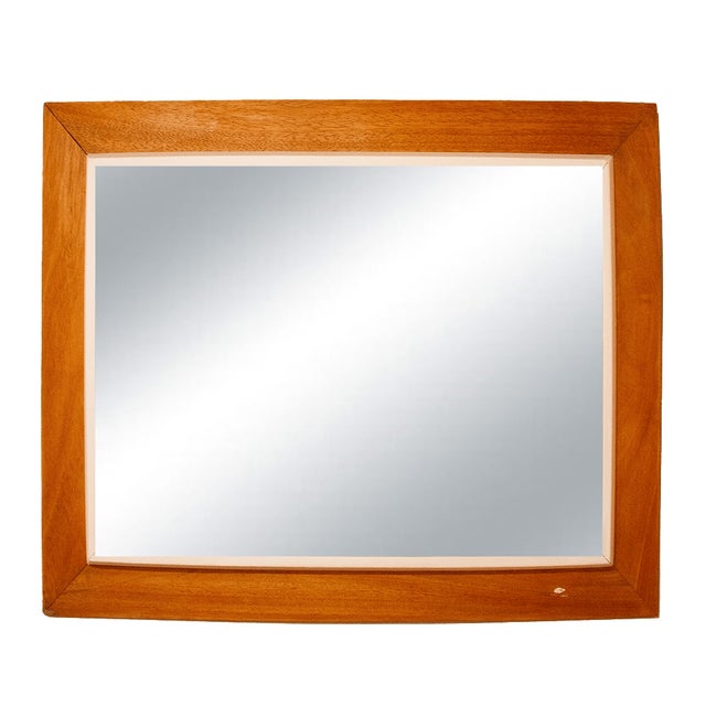 Mid-Century Modern Mirror, 1950s For Sale - Image 6 of 6