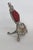 This beautiful Pocket Watch Holder is made of metal and fabric. It presents a lovely warm brass-tone to the metal, a top...
