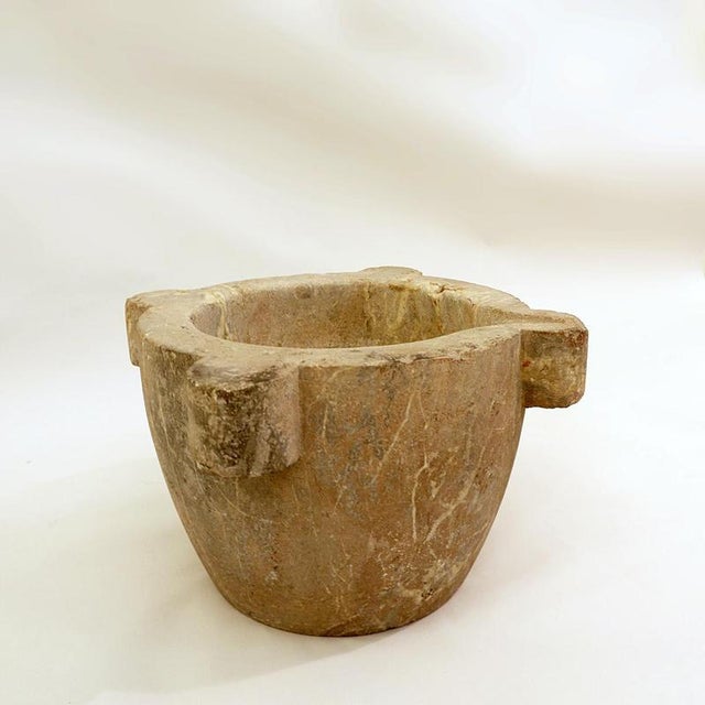 Large Mortar in Saint Rémy Marble, 19th Century For Sale - Image 15 of 15