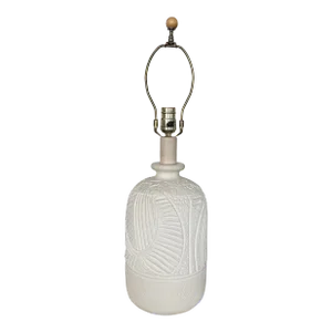 Postmodern Casual Lamps of California Etched Plaster Lamp