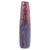 1960s Tall European Red and Blue Glazed Studio Ceramic Vase, 1964 For Sale - Image 5 of 5