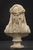 Bust of Veiled Lady in Reconstructed Carrara Marble For Sale - Image 4 of 5