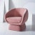 Contemporary Kiana Modern Accent Chair - Dusty Rose For Sale - Image 3 of 11