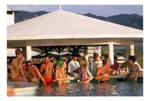 Slim Aarons, Villa Vera Racquet Club Pool, Limited Edition Estate Stamped Photographic Print, 1980s