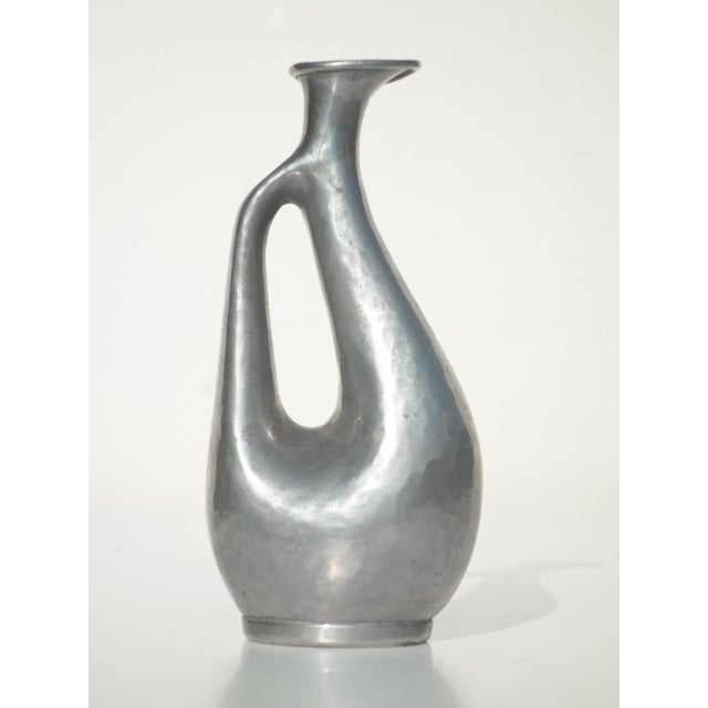 Art Deco Small Vase Antonio Mazzucco Italy, 1930 Pewter Vase This piece has an attribution mark, I am sure that it is...