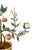 Mid 20th Century Vintage Italian Tole Espalier / Espaliered Tree Sculpture, Fruit Tree, Bird, Blossoms, & Apples in Scalloped Oval Pot For Sale - Image 5 of 7