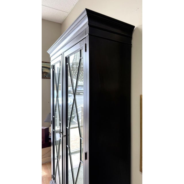 Ethan Allen Birkhouse Display Cabinet For Sale In Raleigh - Image 6 of 17