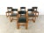 Oak and Leather Dining Chairs, 1970s, Set of 6 For Sale - Image 10 of 11