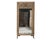 1900 - 1909 Antique Indian Bleached Teakwood Carved Door Frame C. 1880, With a Mirror Added on Iron Legs For Sale - Image 5 of 6