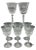 Vintage Set of 8 Hollywood Regency Style Water Goblets from the Trianon Collection by Mikasa featuring High Quality...