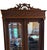 Antique French Carved Oak Breton Mirrored Armoire Linen Press