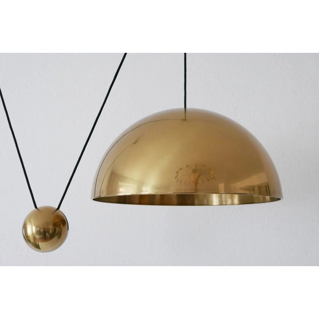 Solan Counter Balance Pendant Lamp by Florian Schulz, 1980s For Sale - Image 13 of 17