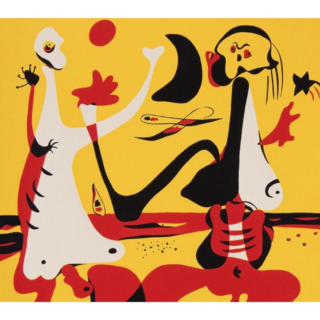Joan Miró (1893-1983) Day and Night at the Beach Color silkscreen print On wove paper, 27 x 33 cm (approx. 11 x 13 inches)...