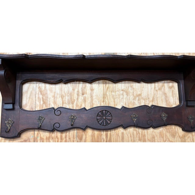 French Vintage French Pot Rack or Coat Rack For Sale - Image 3 of 12