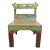 Vintage Salvaged Boat Wood Chair For Sale