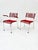 Original, rare bigla sissach spaghetti chairs from the 1960s, made in switzerland. These chairs are known for their red...