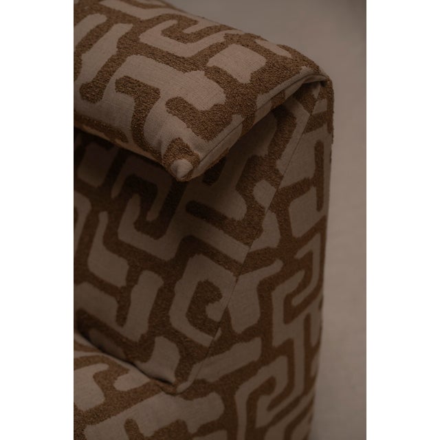 Brown Set of Bambole Lounge Chair and Ottoman by Mario Bellini for B&B Italia, 1970s For Sale - Image 8 of 17