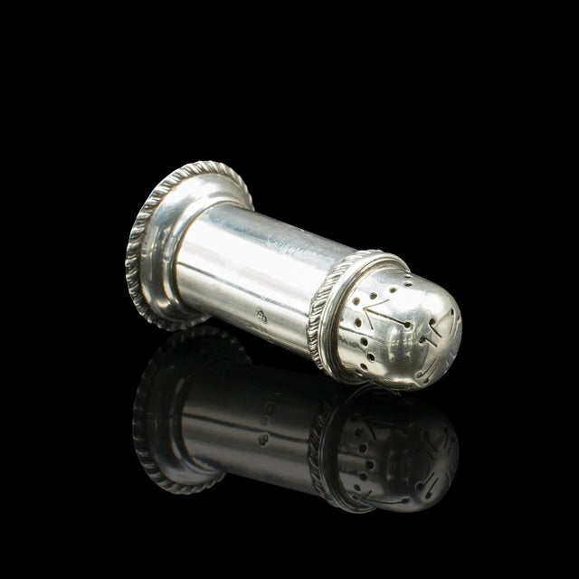 Metal 1908's Antique Pepper Shaker For Sale - Image 7 of 11