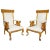 Italian Neoclassical Maple Armchairs Attributed Pelagio Palagi For Sale