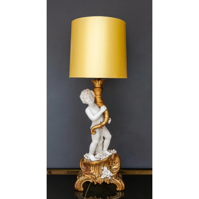 Cherub Floor Lamp from Capodimonte, 1967 For Sale - Image 13 of 13