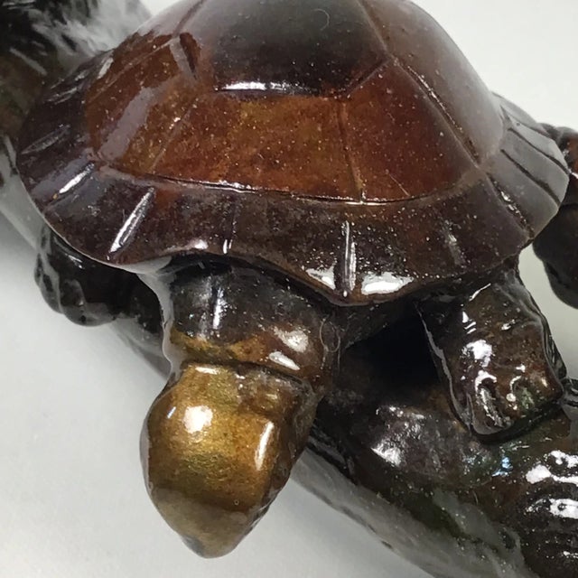 2000’s Bronze Sun Bathing Turtles For Sale - Image 10 of 13