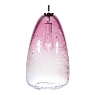 Summit Pendant Light from the Fizz Collection in Rose Quartz For Sale