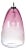 Summit Pendant Light from the Fizz Collection in Rose Quartz For Sale