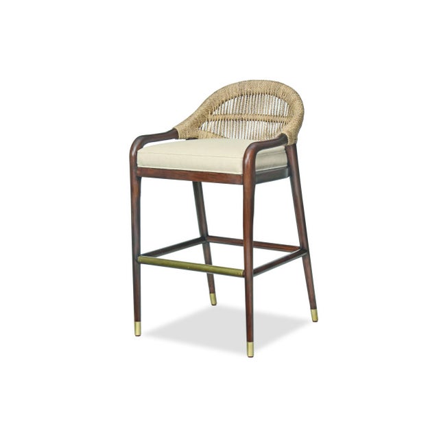 This piece is available only as shown, and will ship in 2-3 weeks. This counter stool, from Century Furniture's...