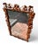 Wood Black Forest Hand Carved Walnut Mirror Vines Leaves Berrys For Sale - Image 7 of 17