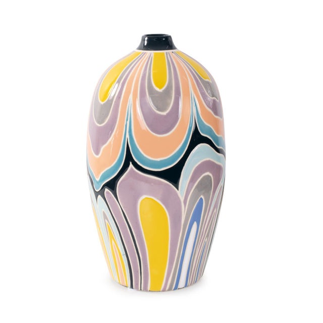 Bramwell Porcelain Vase- Short For Sale In Chicago - Image 6 of 11