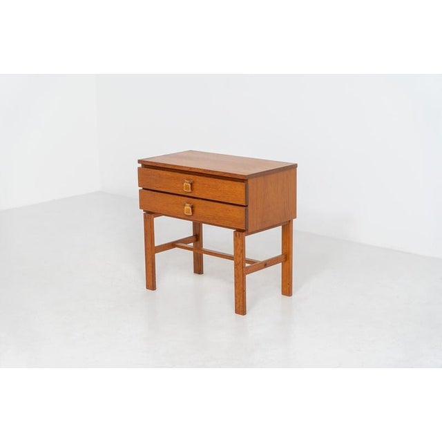 Chest of drawers by Sigurd Göransson for Nybrofabriken Fröseke (Sweden, 1960s). A functional piece made out of teak and...