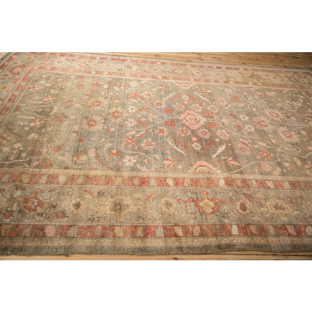 Antique Mahal Carpet - 6'4" x 9'2" For Sale - Image 9 of 12