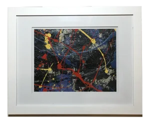 Abstract Acrylic on Canvas Painting