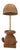 Mid 20th Century Coastal Wicker Turtle Table Floor Lamp For Sale - Image 11 of 12