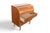 Mid 20th Century Attributed to Egon Östergaard Curved Top Secretary Desk in Teak For Sale In San Francisco - Image 6 of 12