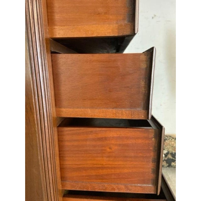 Kittinger Kittinger Old Dominion Model 1780 Mahogany Chippendale Highboy For Sale - Image 4 of 7