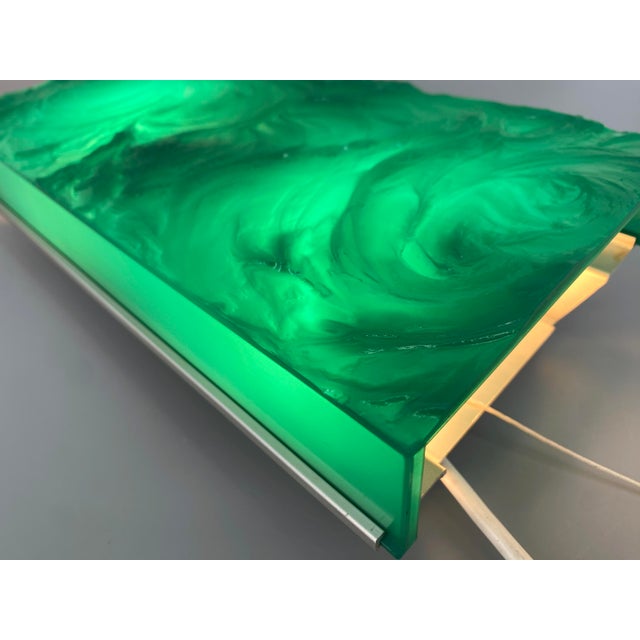 Space Age Pop Art Green Wall Lamp by Uwe Mersch, 1970s For Sale - Image 4 of 14