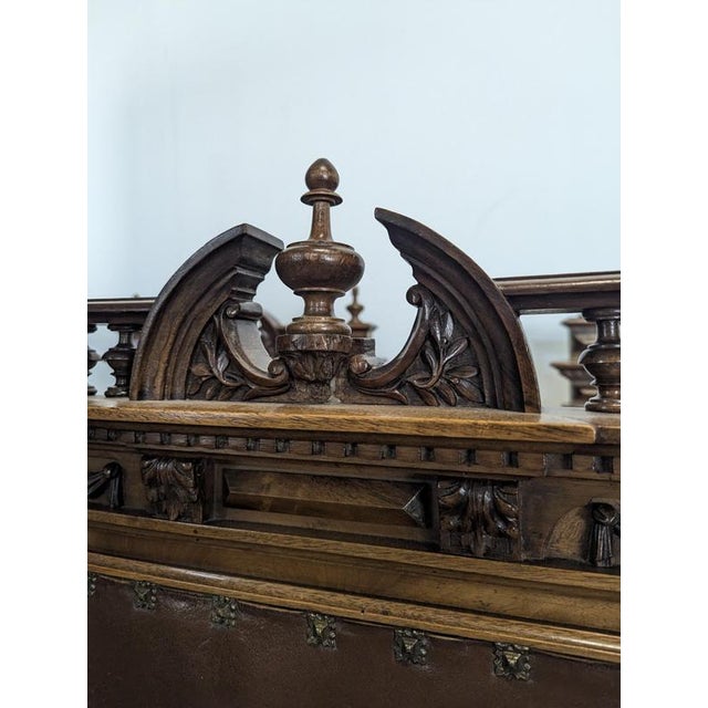 Renaissance Chairs in Solid Walnut, Set of 8 For Sale - Image 12 of 15
