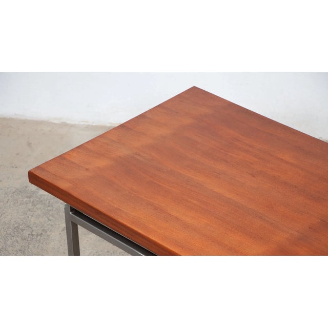 Brown Dining Table by Georges Frydman for EFA, 1960s For Sale - Image 8 of 10