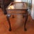 Burnt Umber American Chippendale Mahogany Rectangular Tray Top Tea Table With Carved Cabriole Legs, 18th Century For Sale - Image 8 of 12