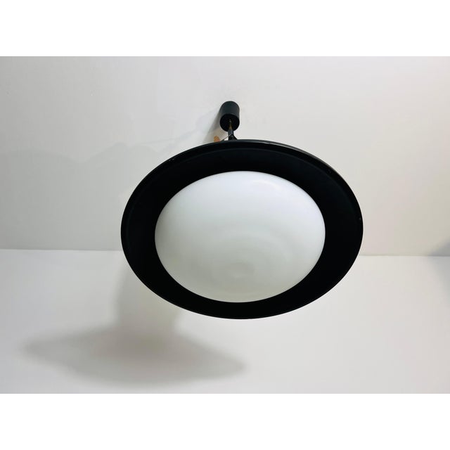 Mid-Century Opal Glass Ceiling Lamp, Italy, 1960s For Sale - Image 11 of 11