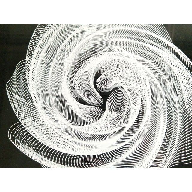 Very rare offset print from the 'Nonlinear Interpolation-Series', designed by Frank Böttger and printed on acrylic glass...