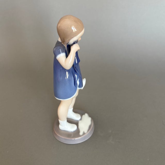 1950s Bing &Grondahl Girl Crying Over Spilled Milk For Sale - Image 11 of 12