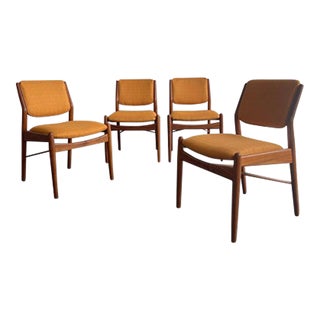1960s Scandinavian Modern Teak Dining Chairs by Arne Vodder for SIbast Mobler - Set of 4 For Sale